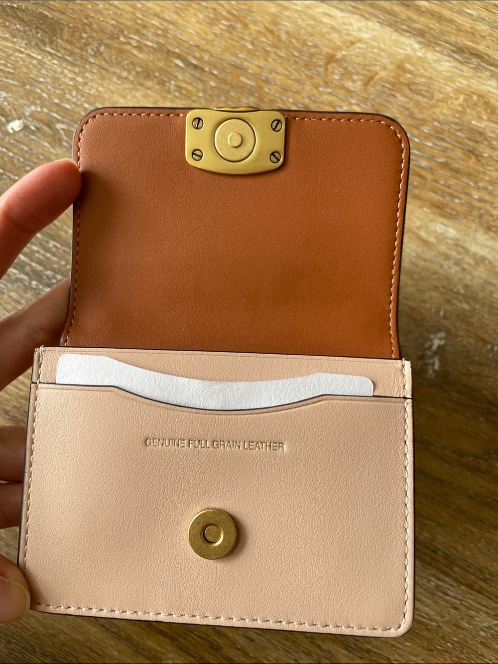 Coach Bandit Card Case in Creme NWT - Picture 9 of 10